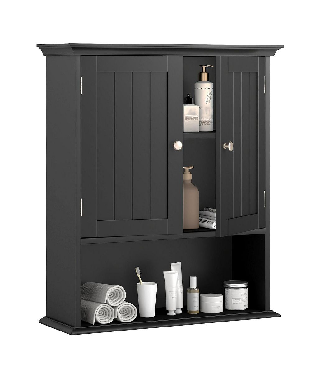 Costway Wall Mount Bathroom Cabinet Storage Organizer Medicine Cabinet