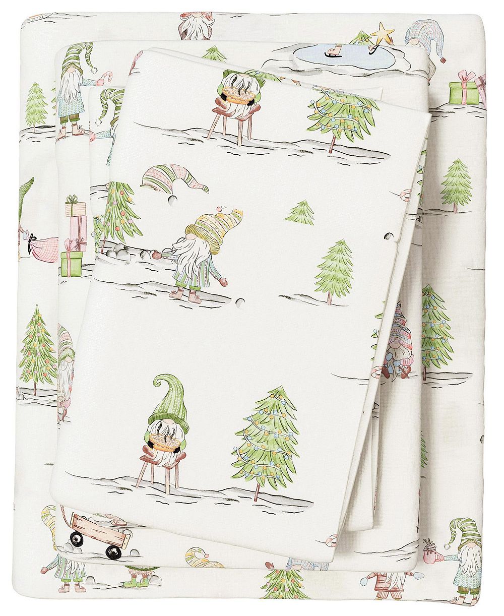 Комплект постельного белья Linery & Co Ultra-Soft Turkish Cotton Flannel Holiday Print