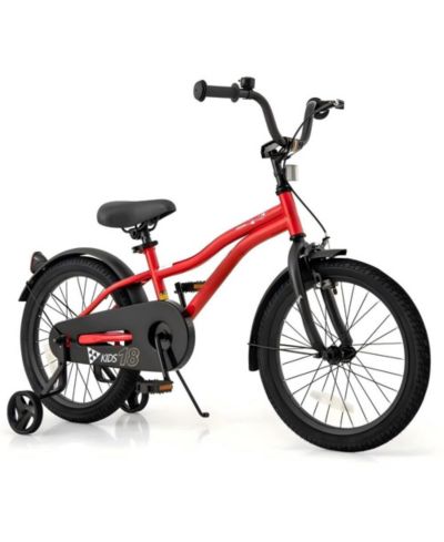 Детский велосипед HONGGE 18-Inch с отражателями и звонком для детей от 3 до 8 лет