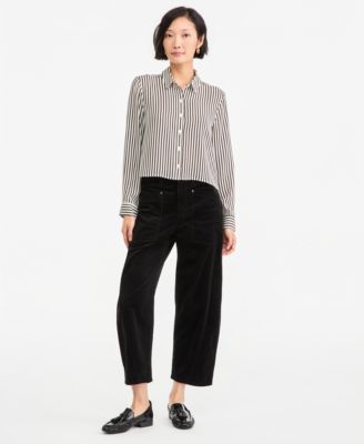 On 34th Women's High Rise Corduroy Utility Barrel Pants, Macy's Exclusive