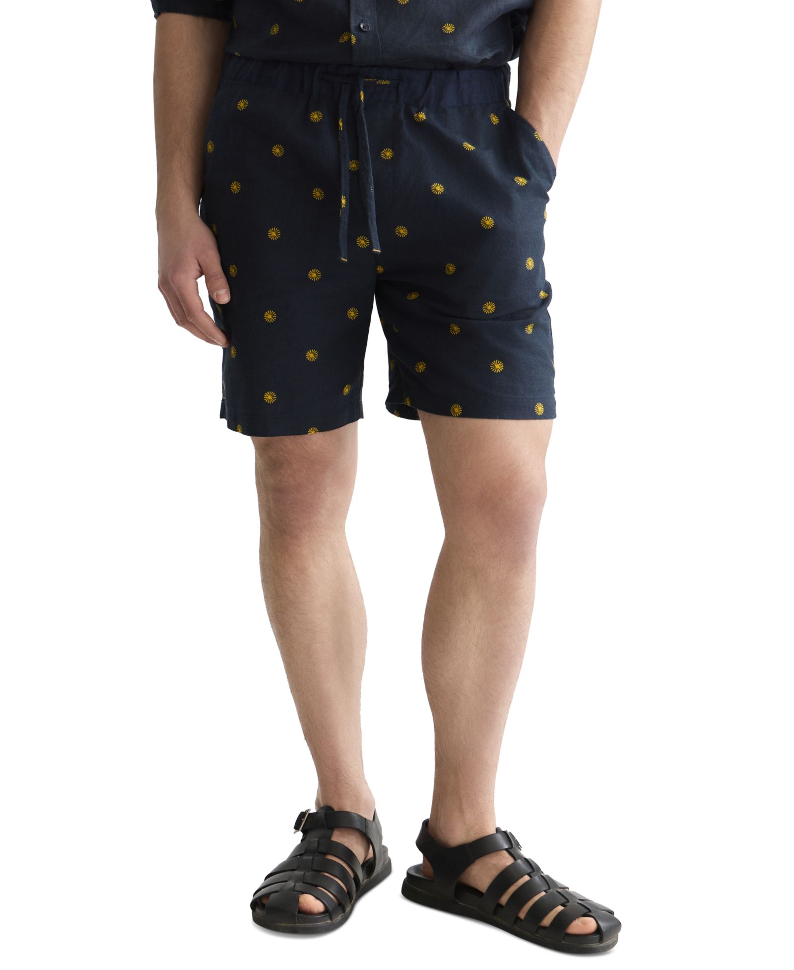 Мужские шорты SCOTCH & SODA Linen Blend Printed