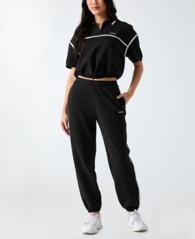 GUESS Women's Jasmine High-Rise Jogger Pants