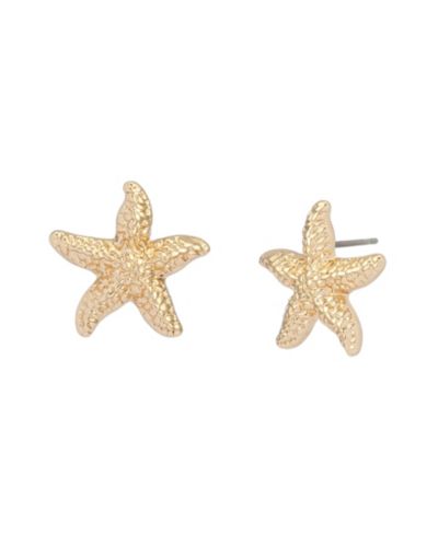 Серьги-гвоздики Betsey Johnson Gold Starfish