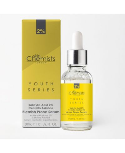 skinChemists сыворотка против старения для кожи, склонной к акне, с салициловой кислотой 2% и Centella Asiatica 3%, 30ml