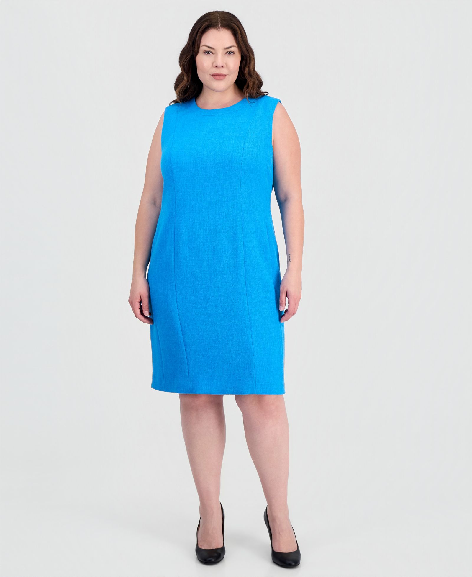 Платье-футляр Kasper Plus Size Sleeveless Sheath