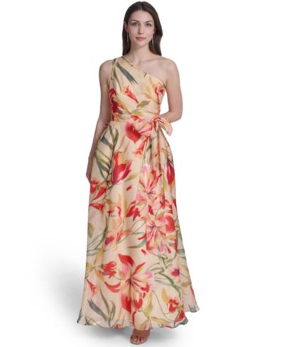 Eliza J Women's One-Shoulder Sleeveless Ball Gown