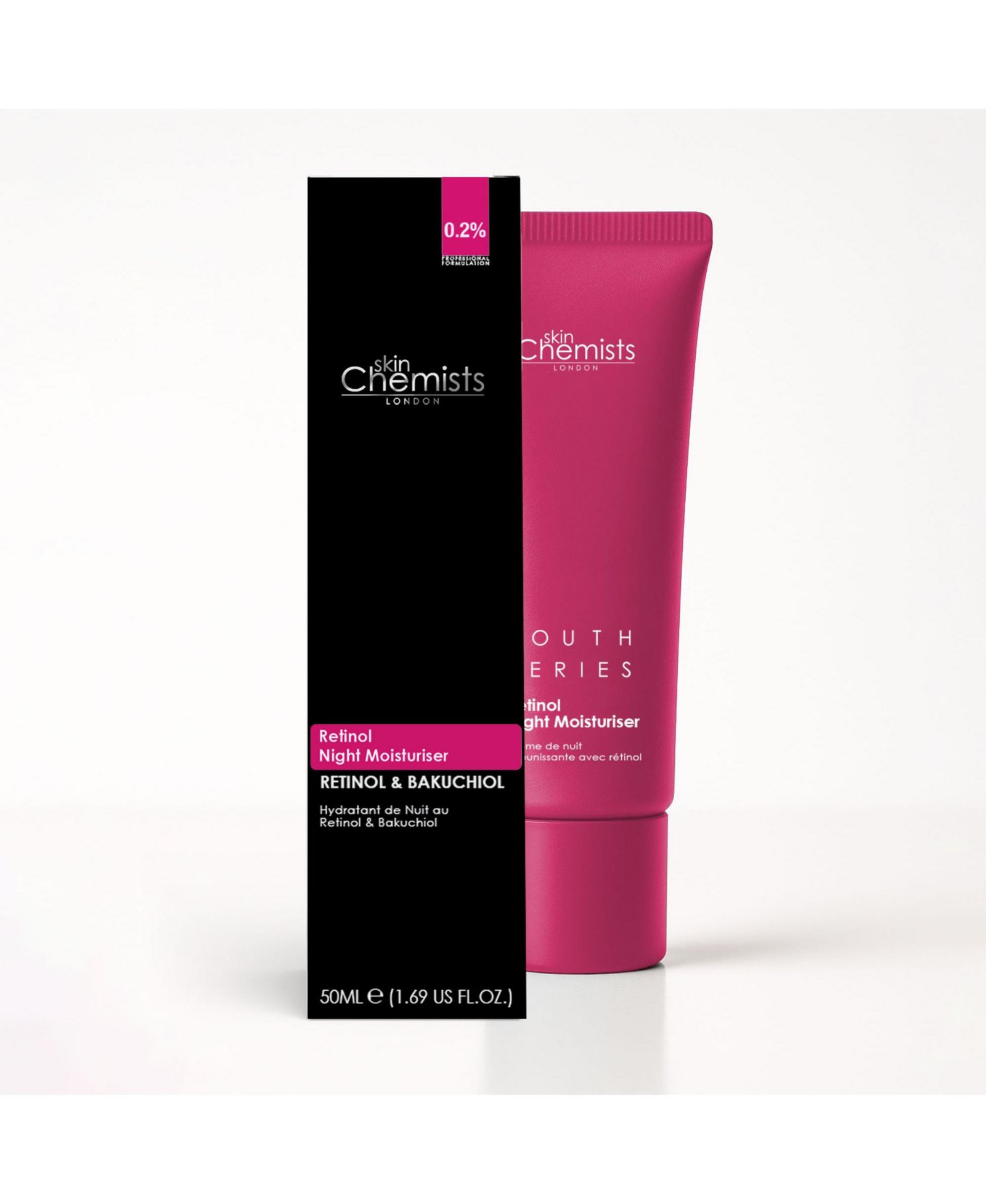 Ночной крем skinChemists Retinol Bakuchiol 50ml