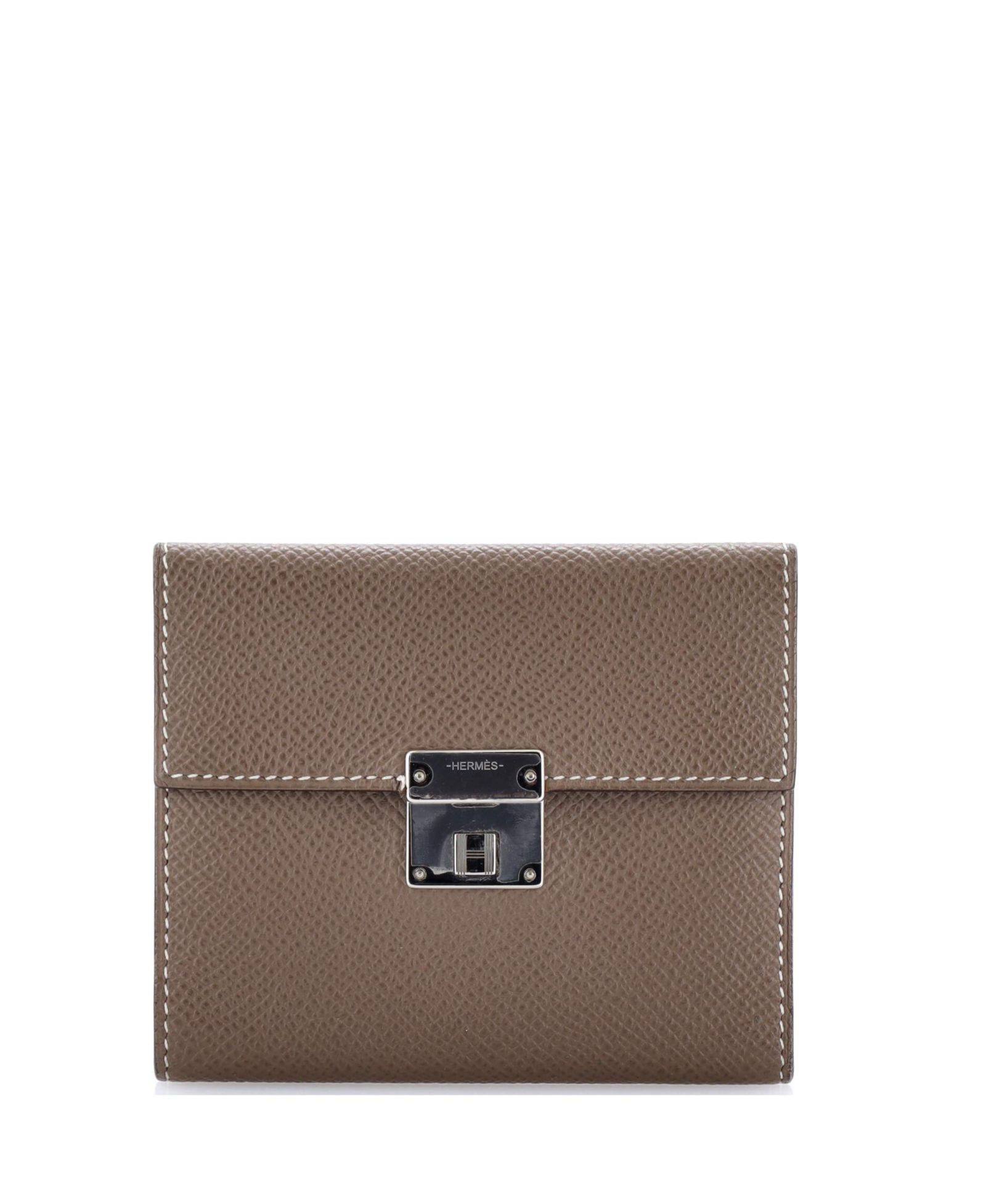 Кошелек HERMES 12 Clic Epsom, б/у