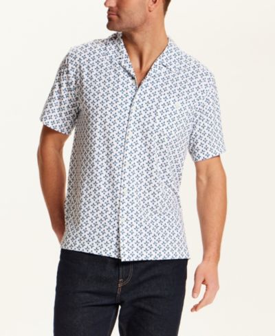 Мужская рубашка с принтом Vintage & Black Short-Sleeve