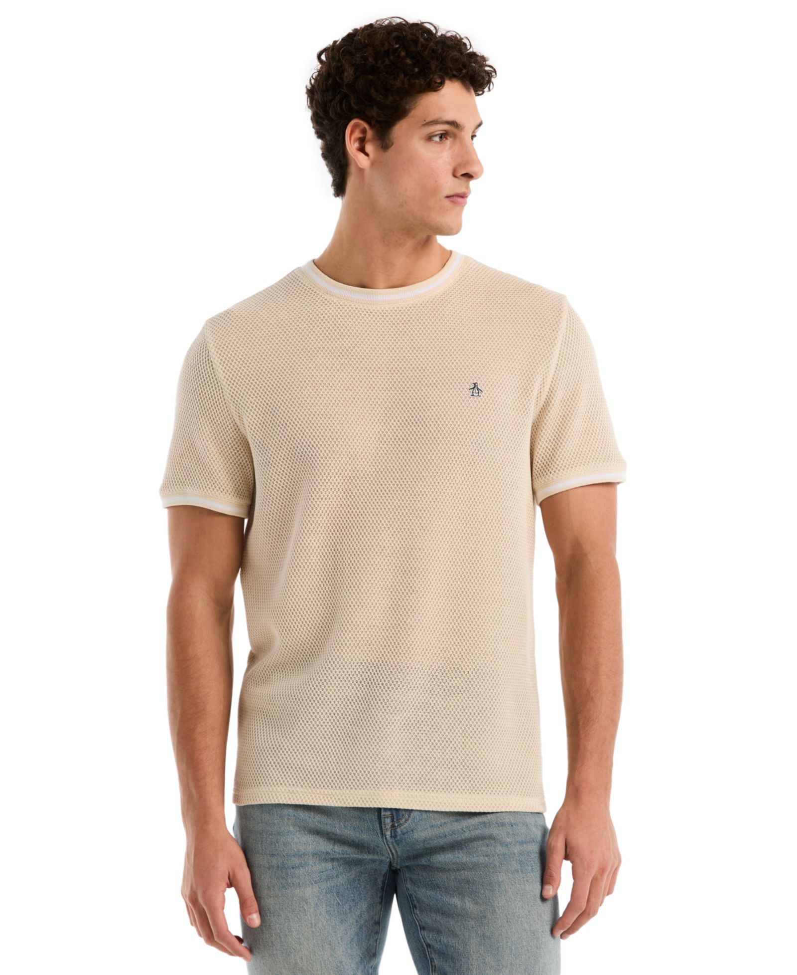 Мужская футболка Original Penguin Jacquard Honeycomb