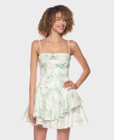 B Darlin Juniors' Sleeveless Square Neck Mini Dress