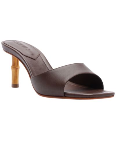 Schutz Women's Leena Bamboo Stiletto Heel Sandals