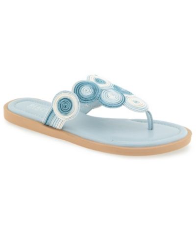Kenneth Cole Reaction Женские сандалии-шлепанцы Spiraling Thong Flat