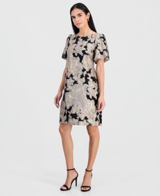 Платье Connected Petite Jacquard Sheath