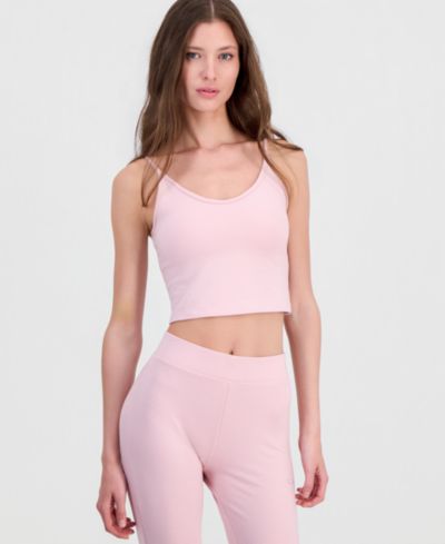 GUESS Women's Syrma Cropped Sleeveless Top