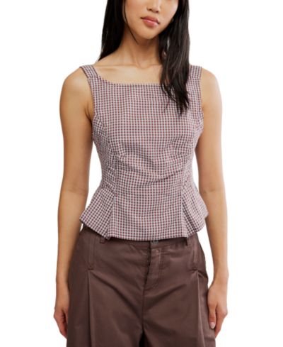 Free People Women's Sun Faded Boat Neck Top