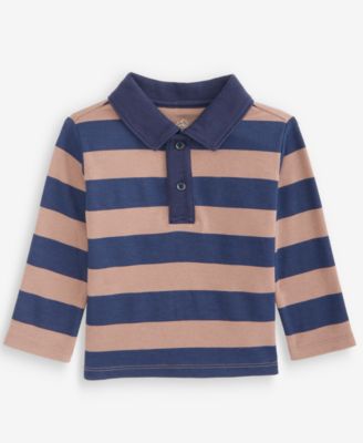 First Impressions Toddler Boys' Striped Rugby Stripe Polo, Macy's Exclusive
