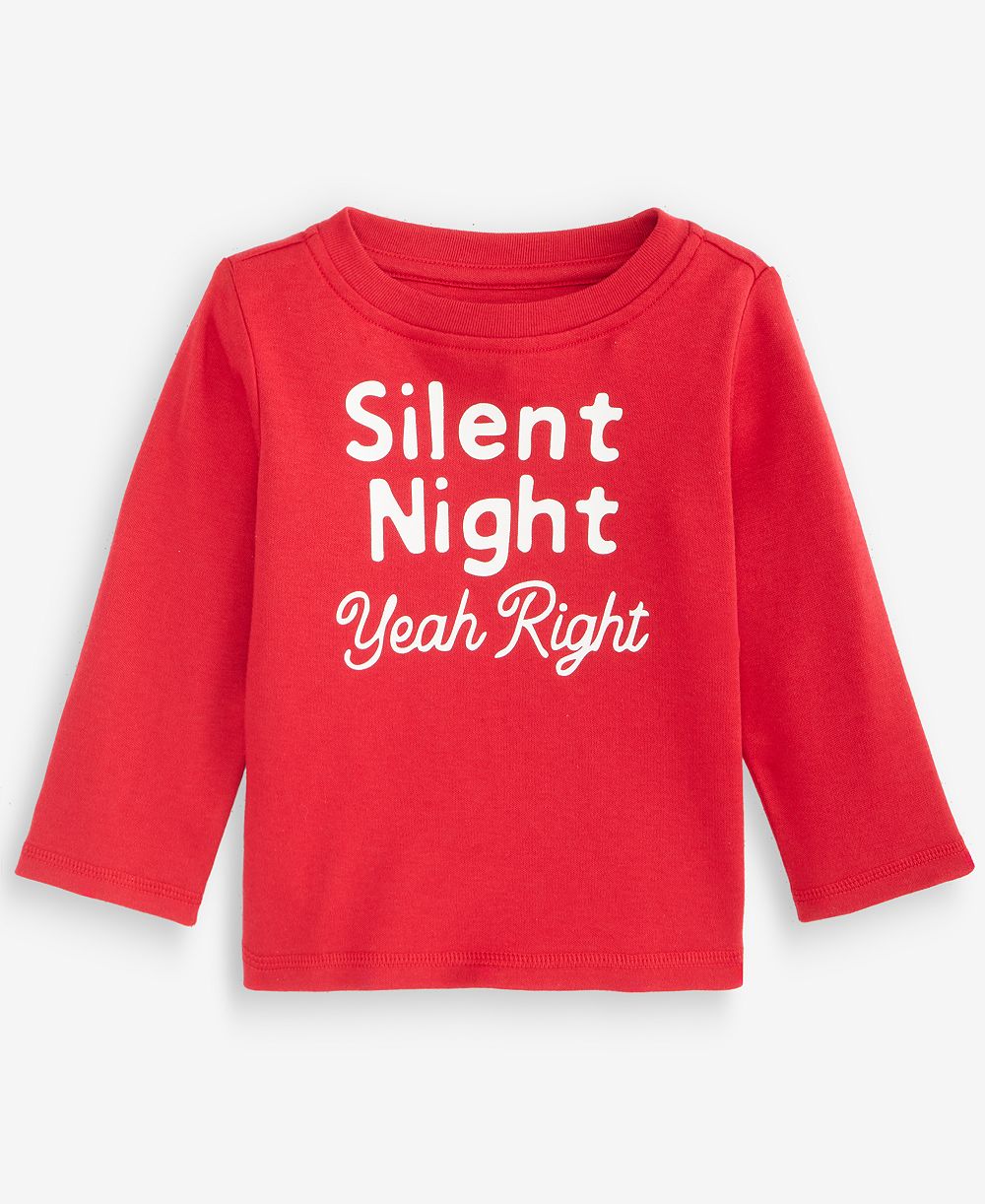 First Impression Toddler Boys' Mix & Match Silent Night T-Shirt, Macy's Exclusive