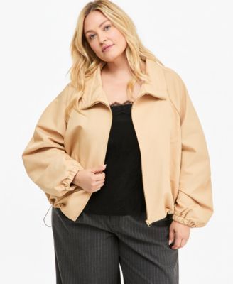 Женский утилитарный жакет On 34th Plus Size с завязками на подоле