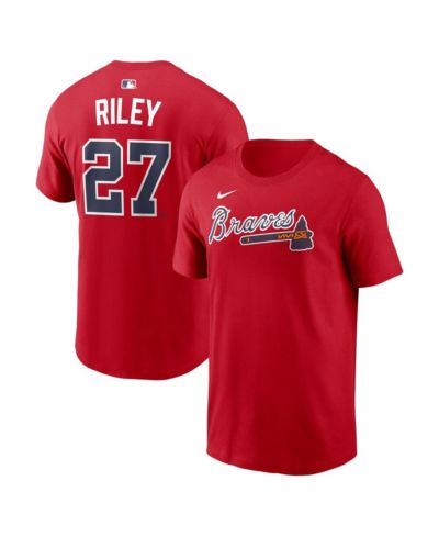 Мужская футболка Nike Austin Riley Red Atlanta Braves
