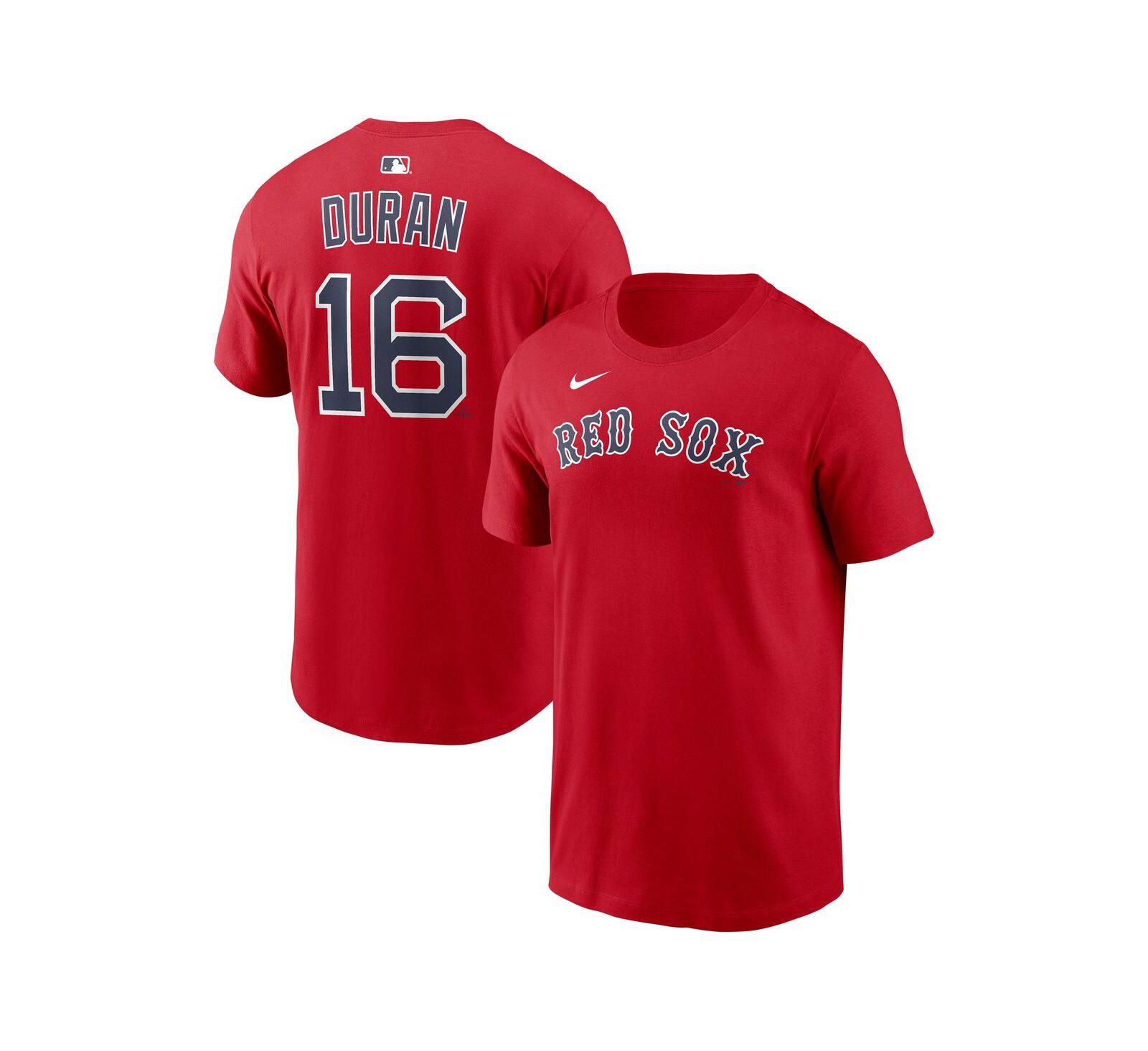 Nike Men's Jarren Duran Red Boston Red Sox Name & Number T-Shirt