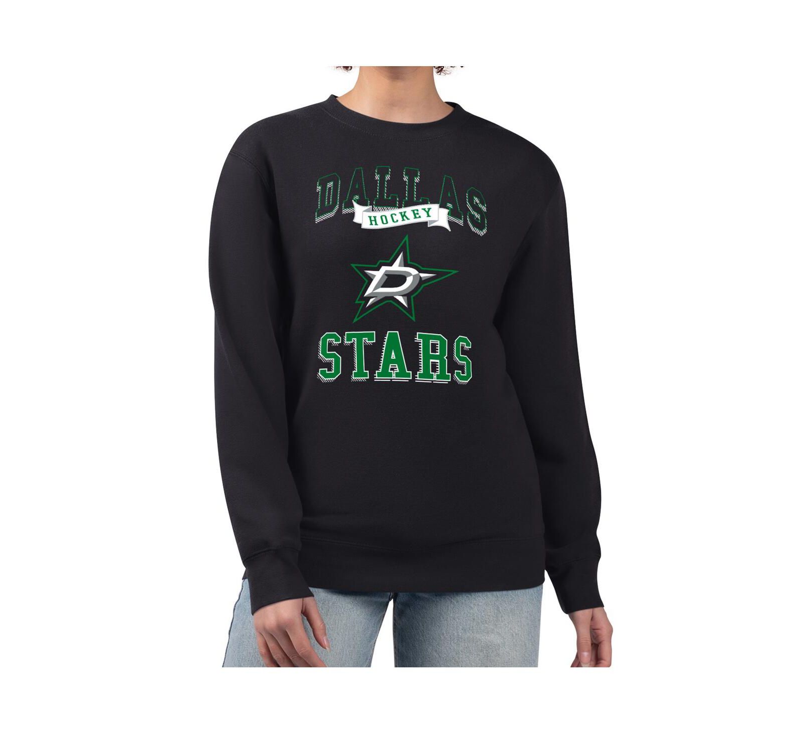 G-III 4Her by Carl Banks Женская флисовая толстовка Dallas Stars Team Logo Black