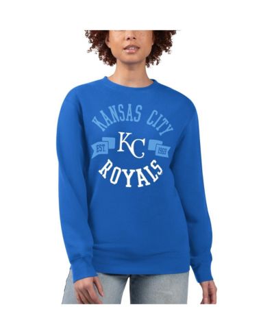 Женский флисовый пуловер G-III 4Her by Carl Banks с логотипом Kansas City Royals, королевский синий