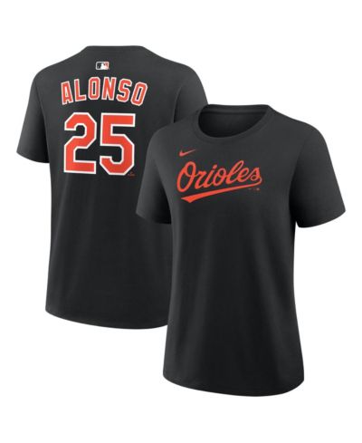Женская футболка Nike Black Pete Alonso Baltimore Orioles Name & Number