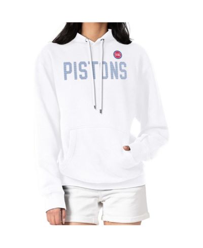 Женская толстовка G-III 4Her by Carl Banks White Detroit Pistons Dot Print