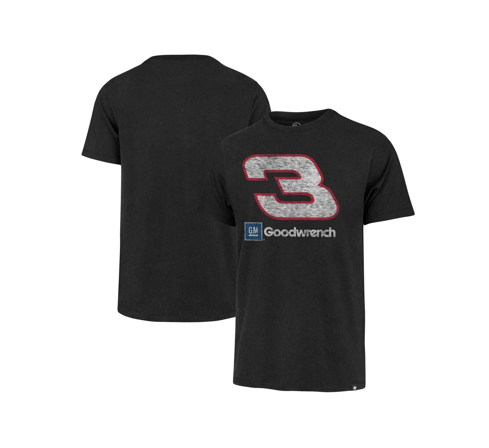Мужская футболка '47 Brand Black Richard Childress Racing Goodwrench Imprint Franklin