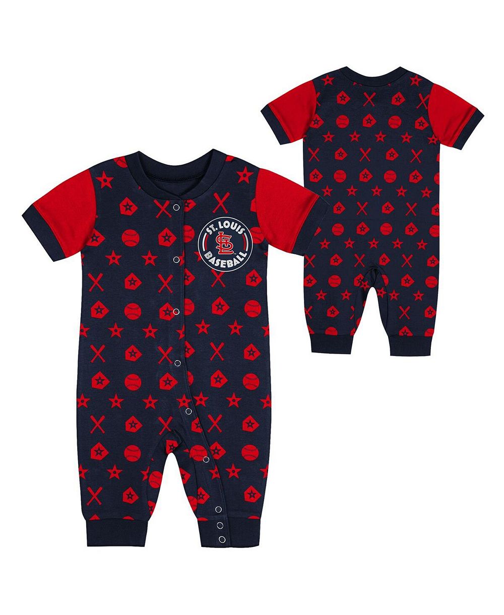 Outerstuff Детский комбинезон St. Louis Cardinals Navy Hard 90