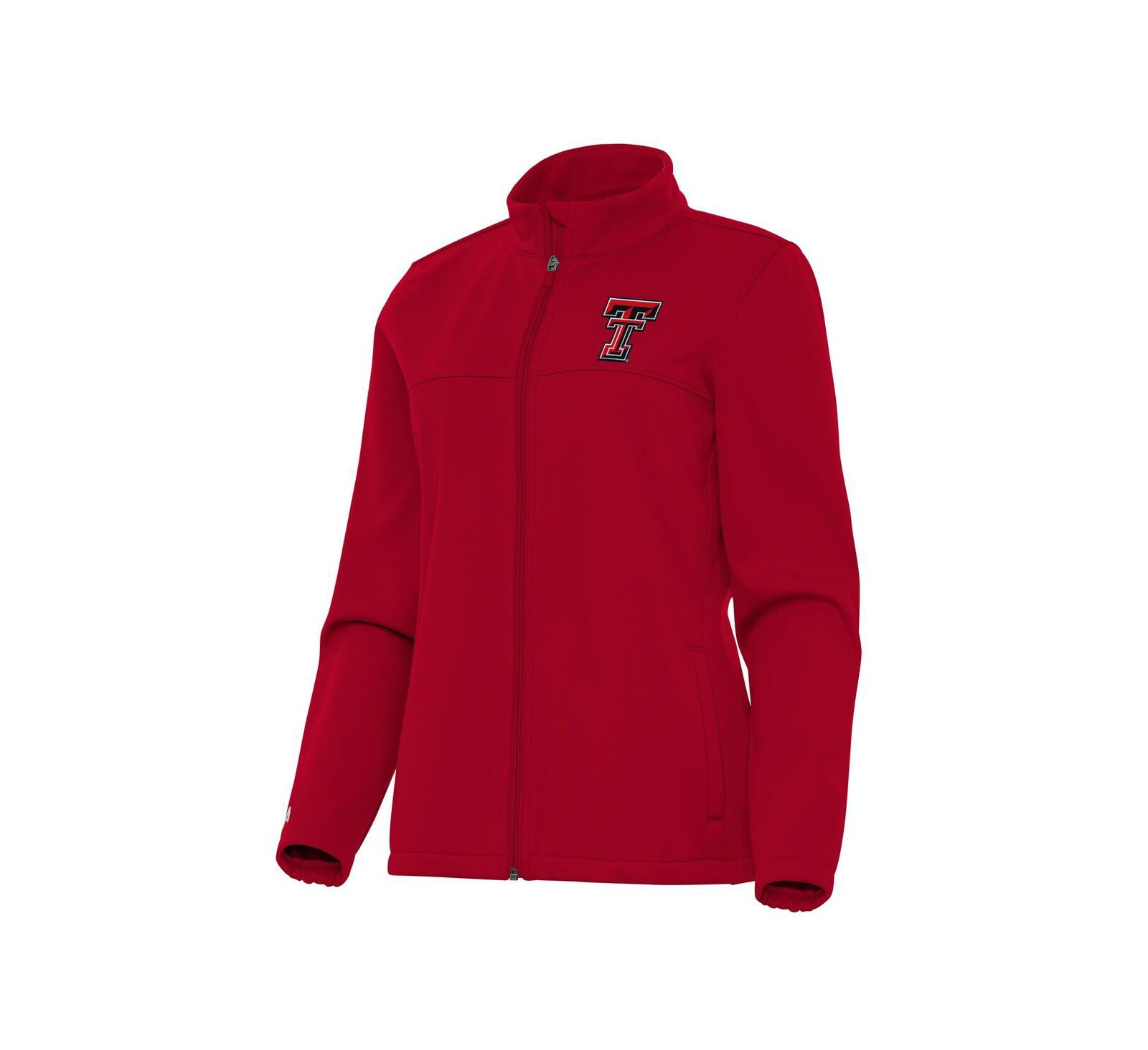 Antigua Women's Red Texas Tech Red Raiders Links 2 Golf Full-Zip Jacket