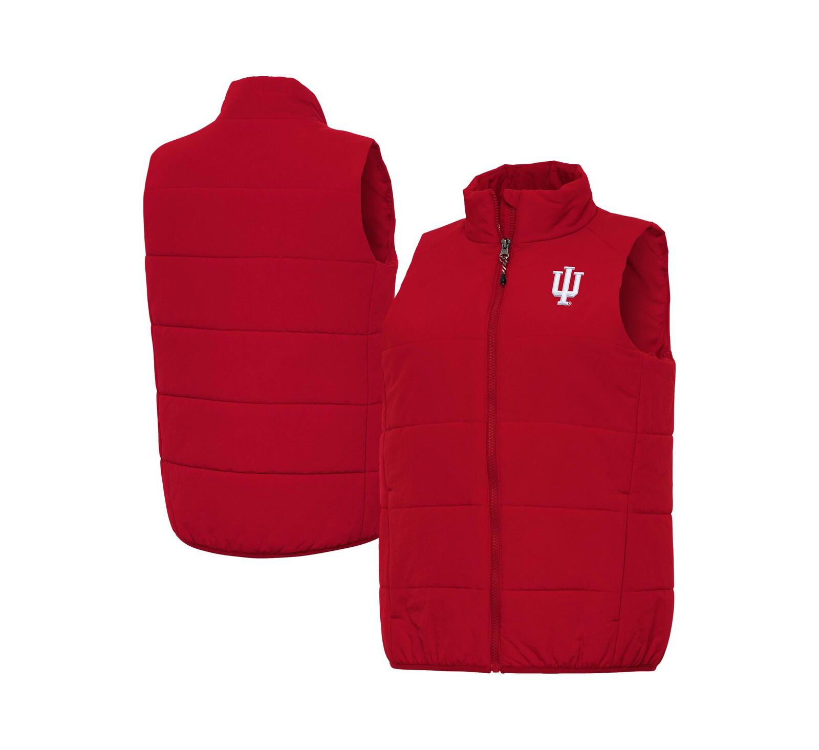 Antigua Women's Crimson Indiana Hoosiers Experience Full-Zip Vest