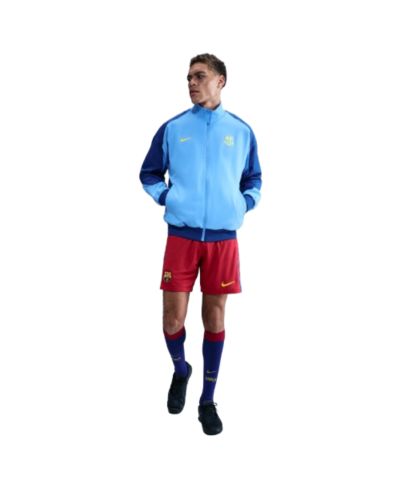 Nike Men's Blue Barcelona Special Edition Strike Anthem Full-Zip Dri-FIT Jacket