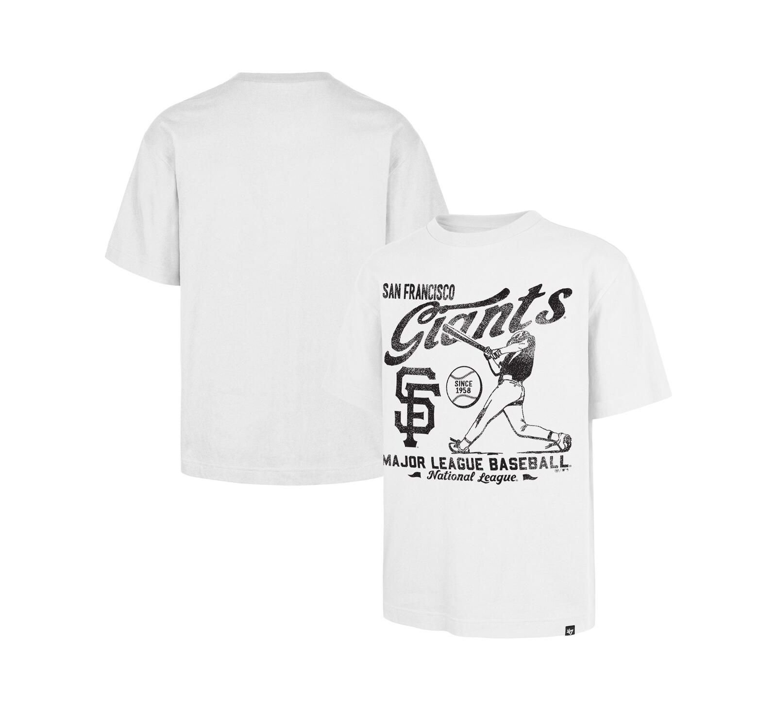 Мужская футболка '47 Brand White San Francisco Giants Regional Batter Foundation