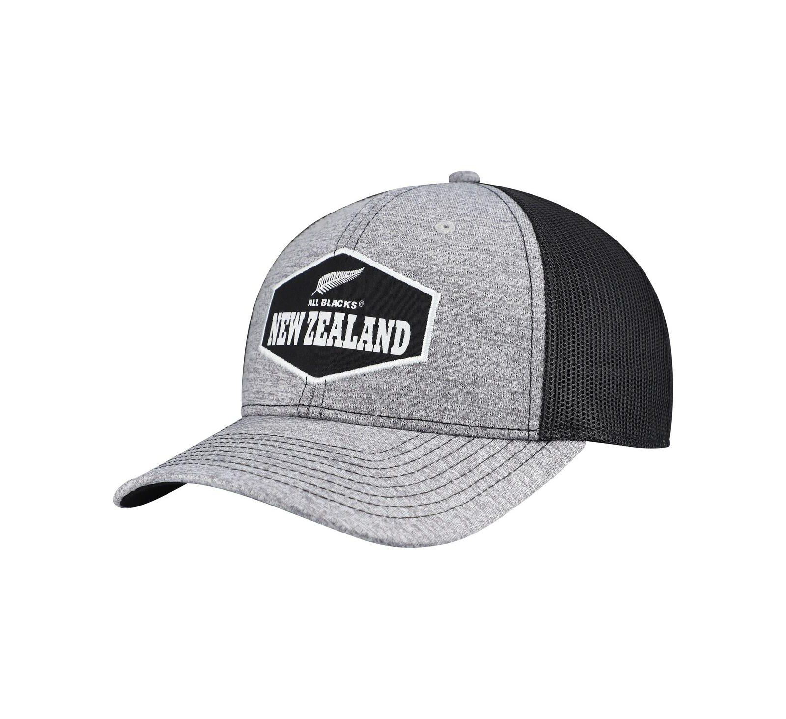 '47 Brand Men's Gray All Blacks Generic Mass Rodeo Patch Trucker Adjustable Hat