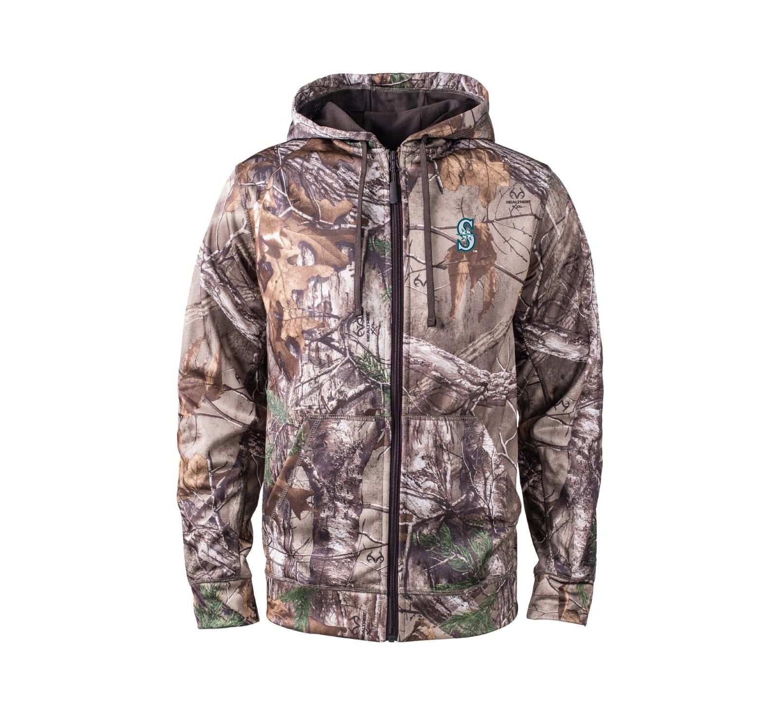 Dunbrooke Мужское худи Camo Seattle Mariners Trophy Realtree Full-Zip