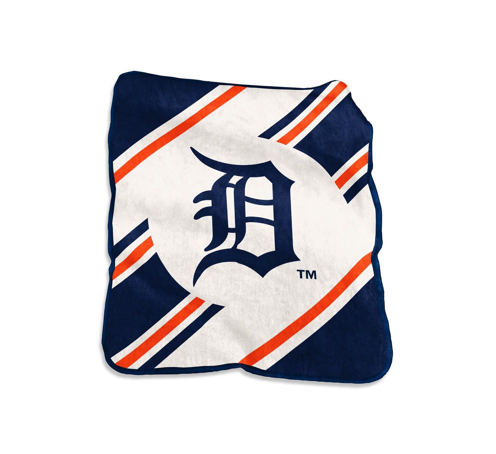 Logo Brands Detroit Tigers плед в полоску 50" x 60"