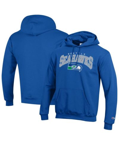 Мужское худи Champion Royal Seattle Seahawks Powerblend Arch over Logo