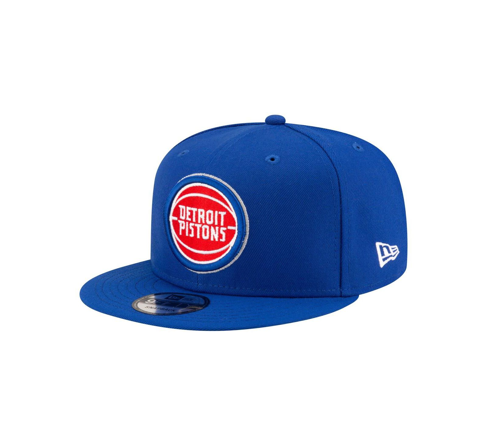 Мужская кепка New Era Blue Detroit Pistons One Tone Team 9FIFTY Adjustable