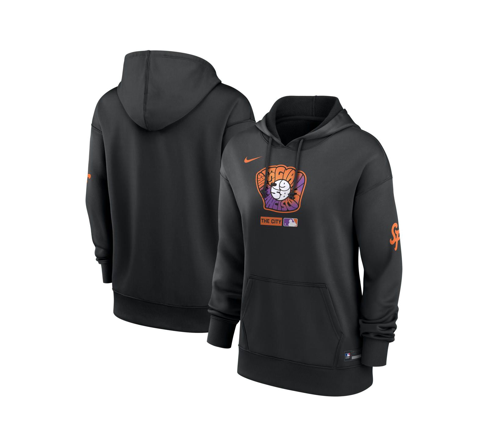 Худи Nike Women's Black San Francisco Giants Authentic Collection City Connect Therma