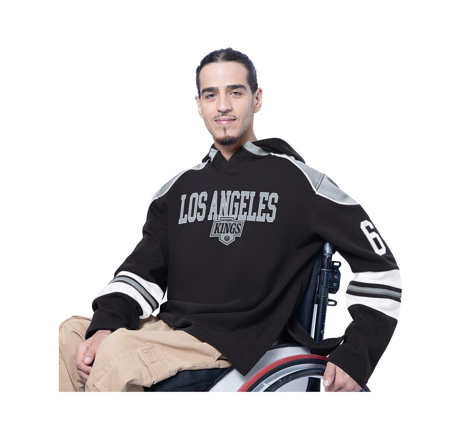 Мужское худи G-III Sports by Carl Banks Los Angeles Kings Adaptive Wear Lord Stanley с длинным рукавом