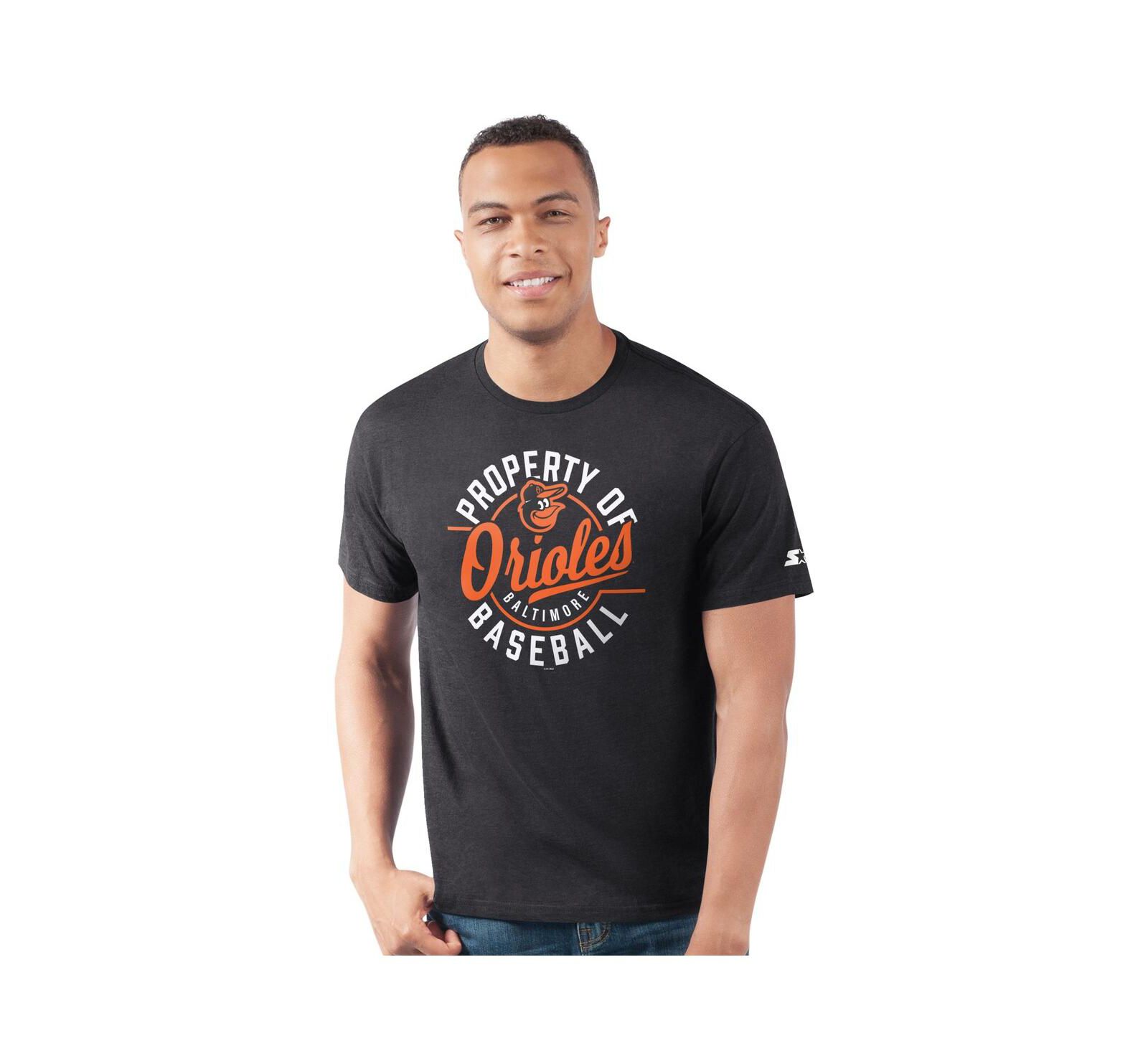 Мужская футболка Starter Baltimore Orioles Prime Time Property Of, черная
