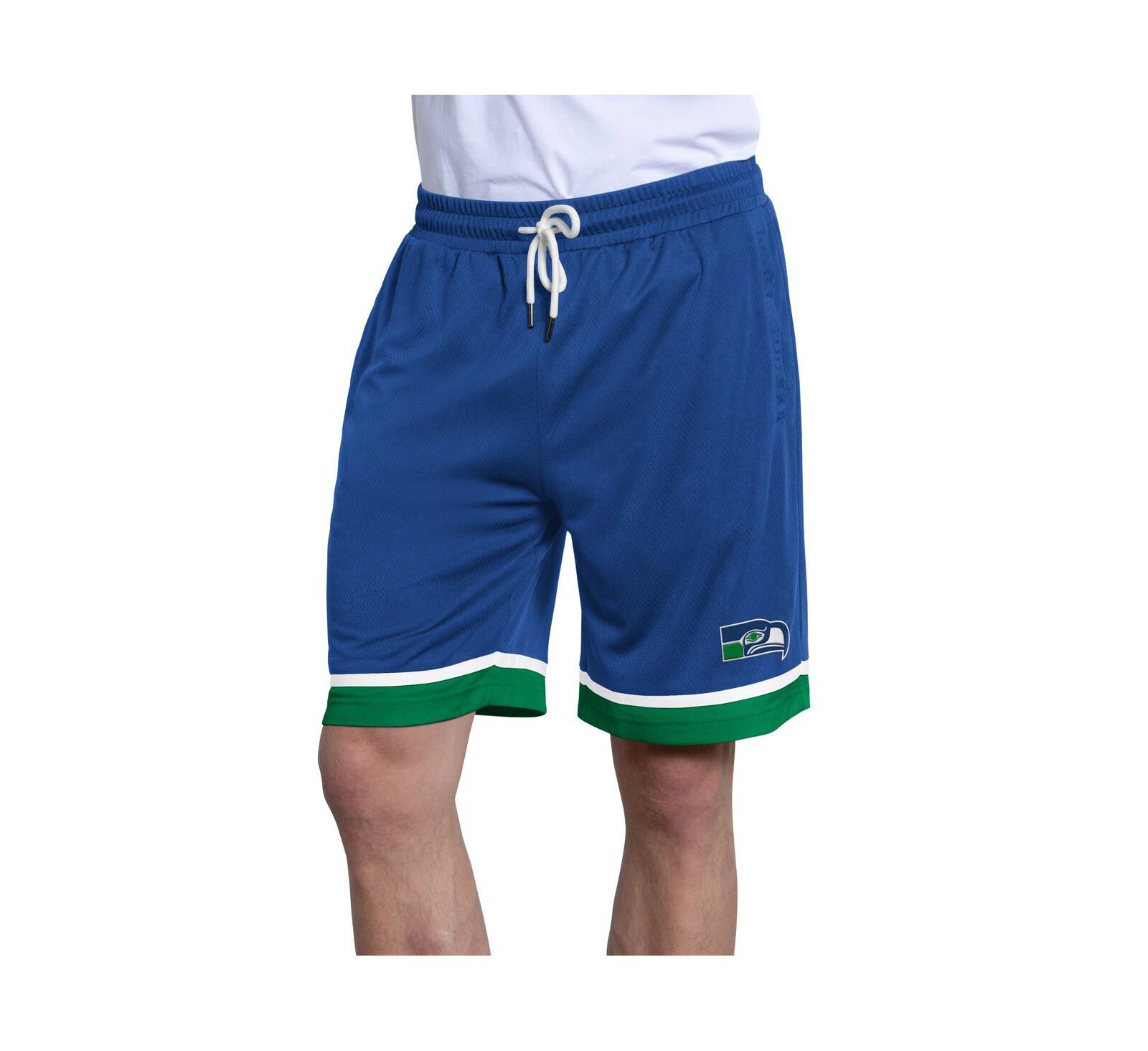 Мужские сетчатые шорты Starter Seattle Seahawks Throwback Power Play, королевский синий