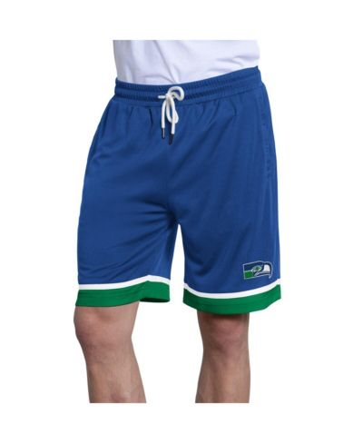 Мужские сетчатые шорты Starter Seattle Seahawks Throwback Power Play, королевский синий