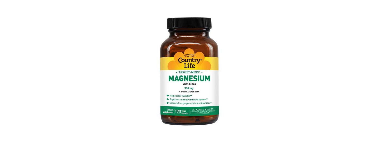 Country Life Magnesium Target-Mins, 120 капсул