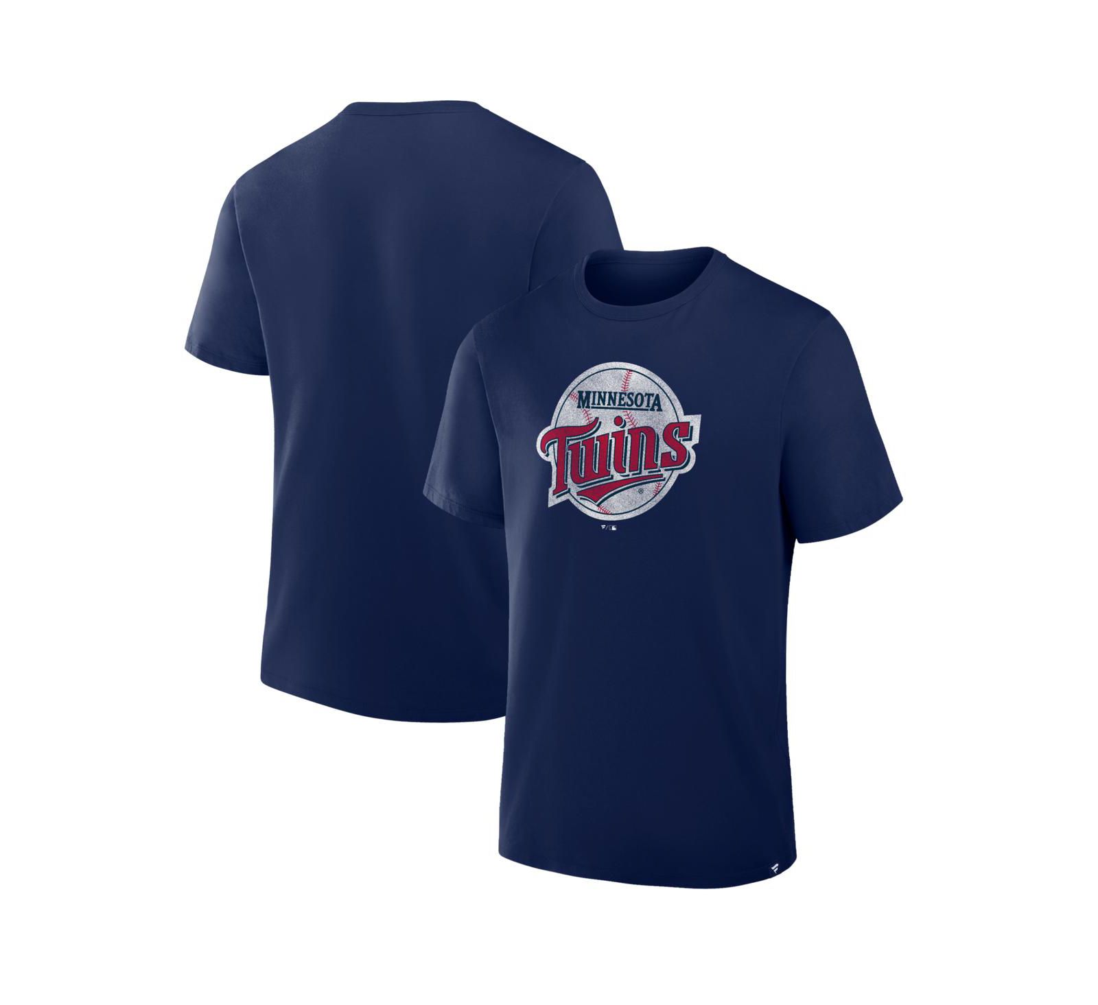 Fanatics Men's Navy Minnesota Twins Vintage Logo Legacy T-Shirt