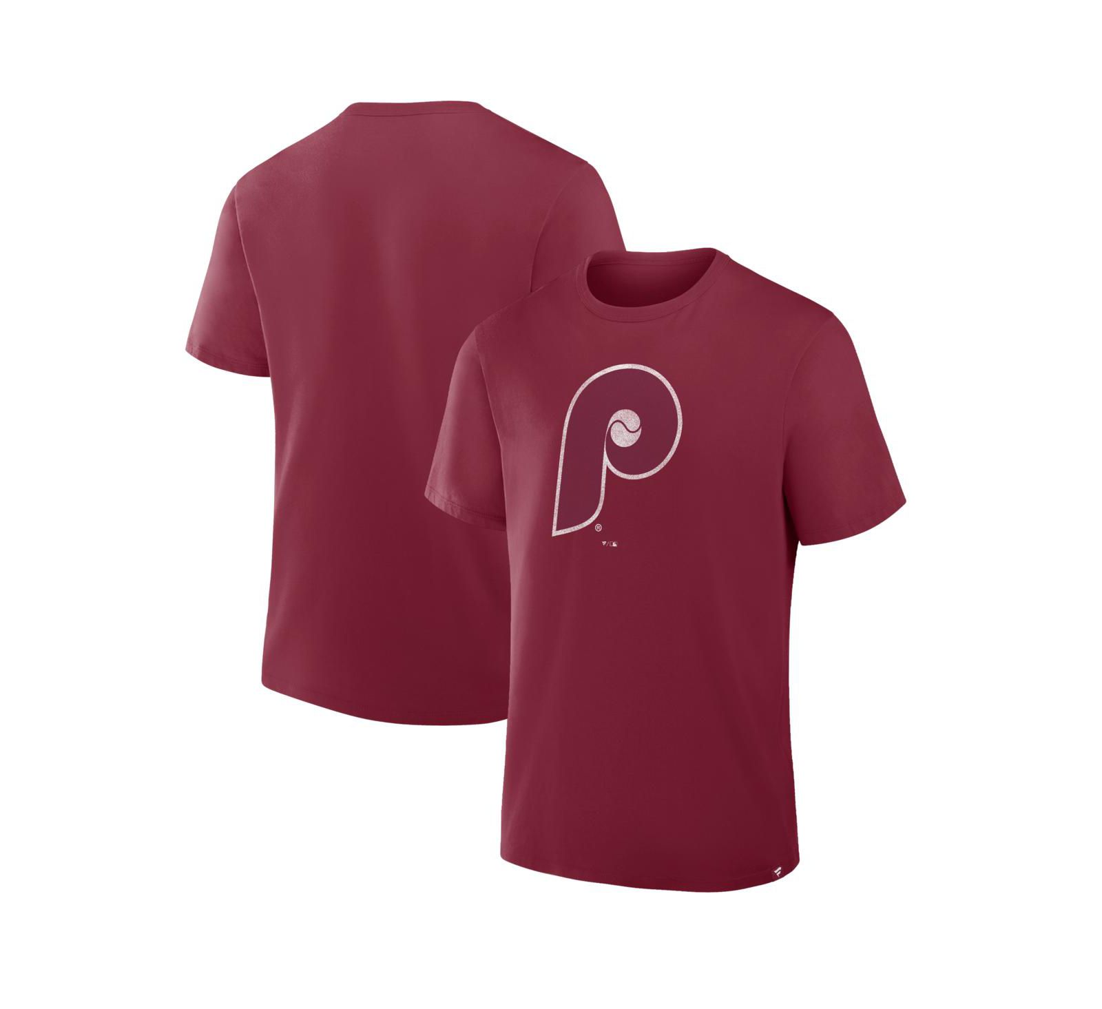 Fanatics Men's Burgundy Philadelphia Phillies Vintage Logo Legacy T-Shirt
