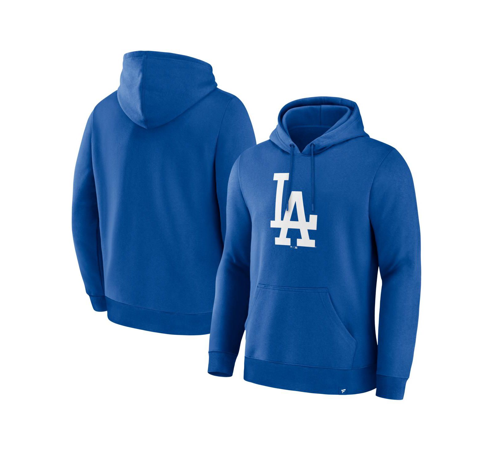 Мужское худи Fanatics Los Angeles Dodgers Primary Logo Legacy синего цвета