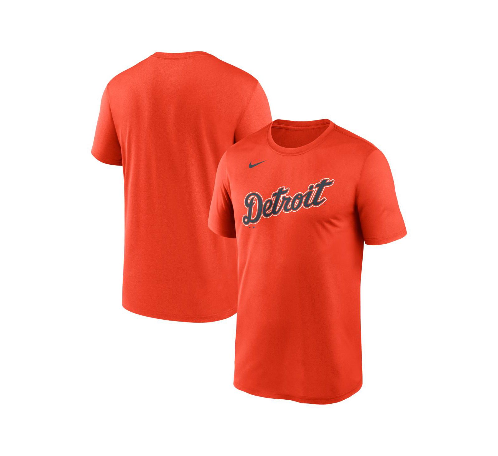 Мужская футболка Nike Orange Detroit Tigers New Legend Wordmark Dri-FIT